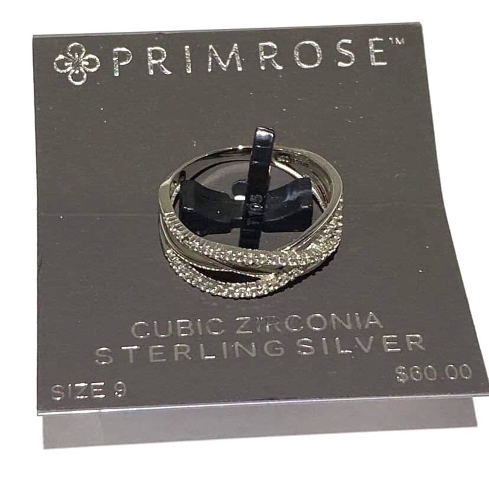 Primrose 925 Silver CZ Promise Wedding Friend Ring